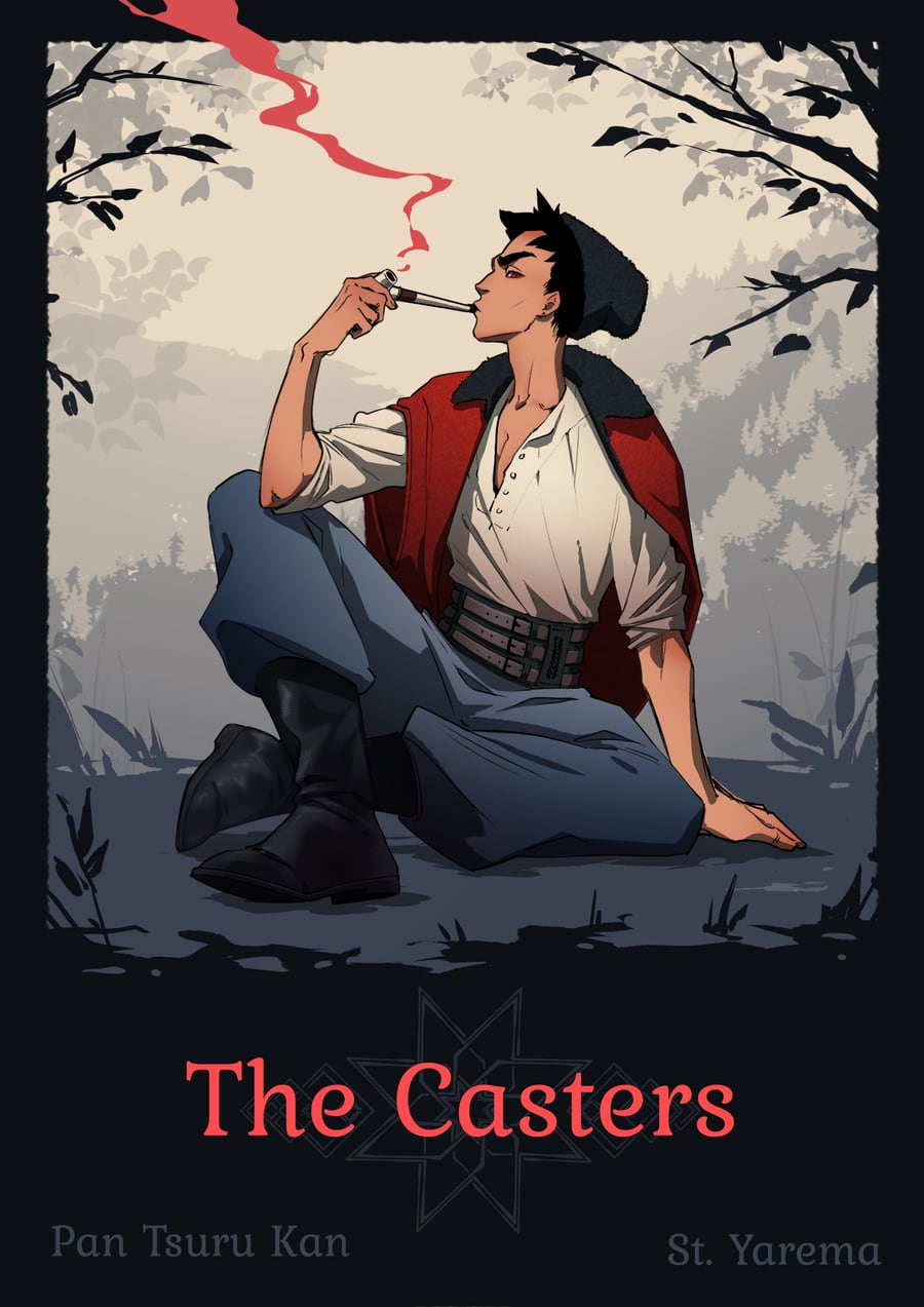 Portada del webtoon The Casters